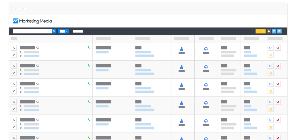 Call Tracking 1 marketingmedia call tracking screen - marketingmedia